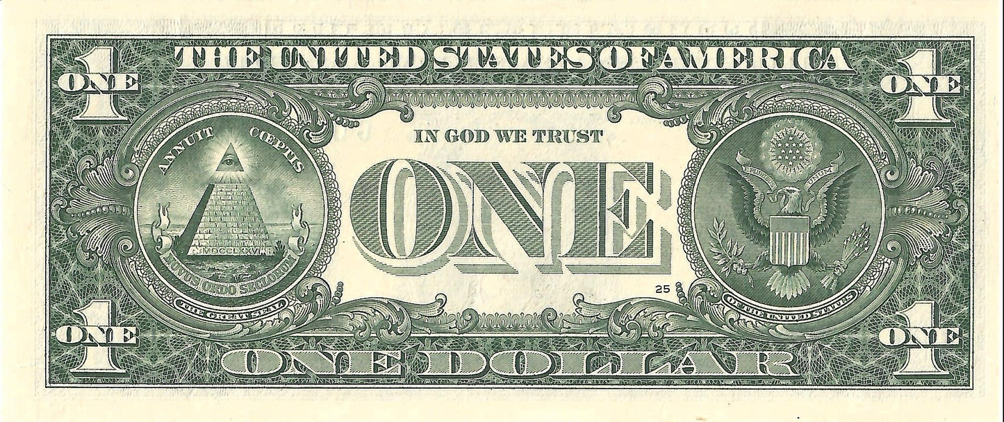 USA - 1 Dollar Banknote, 2017, UNC - Series A-G - UNC *REPLACEMENT*