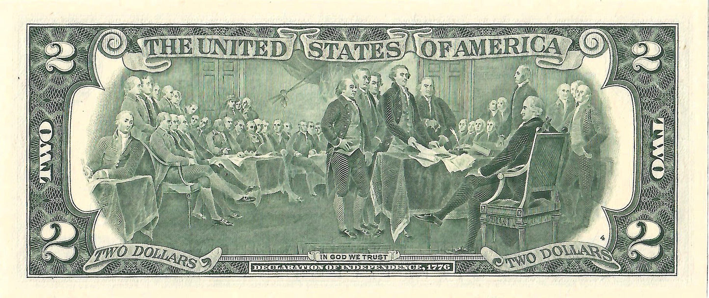 United States of America - USA 2 Dollars Banknote, 2017, UNC