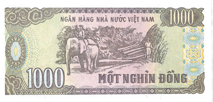 Vietnam 1,000 Dong Banknote, 1988, P106, UNC