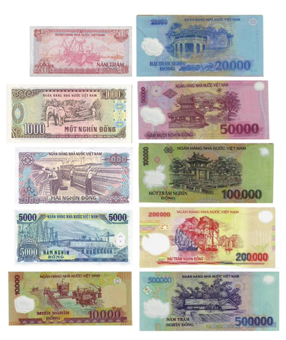Vietnam 888.5k Set - UNC