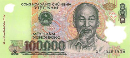 Vietnam 100,000 Dong Banknote, 2020, P-122Q, UNC, Polymer
