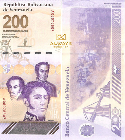 Venezuela 200 Bolivar Digital (Digitales) Banknote, 2024, P-120, UNC