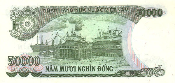 Vietnam 50,000 Dong Banknote, 1994, P-116, UNC