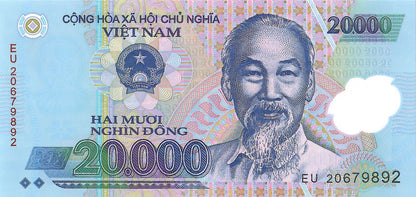 Vietnam 20,000 Dong Banknote, 2020, P-120k, UNC, Polymer