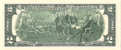 United States of America - USA 2 Dollars Banknote, 2017, UNC