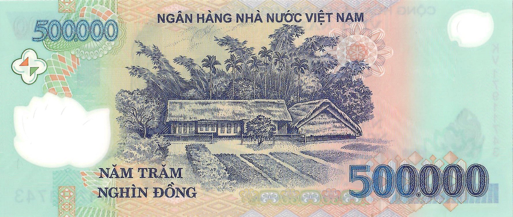 Vietnam 500,000 Dong Banknote, 2017, P-124m, UNC, Polymer