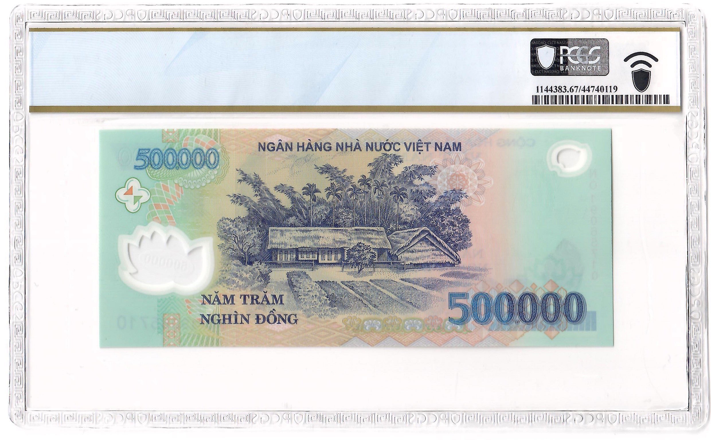 Vietnam 500,000 Dong Banknote, 2019, P-124o, UNC, Polymer - PCGS 67