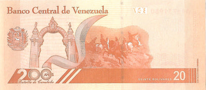 Venezuela 20 Bolivar Digital (Digitales) Banknote, 2021, P-117, UNC
