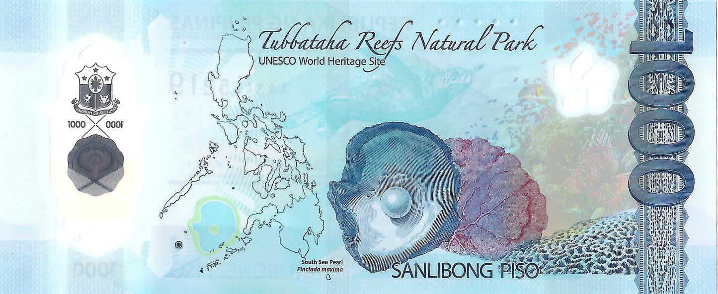 Philippines 1000 Piso, 2022 , UNC, Polymer
