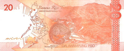 Philippines 20 Piso, 2021, P-206, UNC