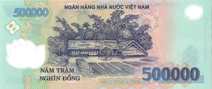 Vietnam 500,000 Dong Banknote, 2021, P-124q, UNC, Polymer