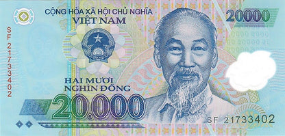 Vietnam 20,000 Dong Banknote, 2021, P-120L, UNC, Polymer