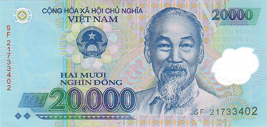 Vietnam 20,000 Dong Banknote, 2021, P-120L, UNC, Polymer