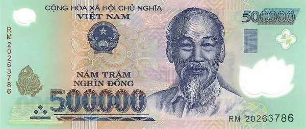 Vietnam 500,000 Dong Banknote, 2020, P-124p, UNC, Polymer